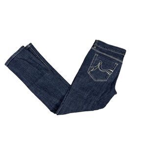 DKNY Black Low Rise Skinny Jeans Size 7 Dark Wash Denim Y2K